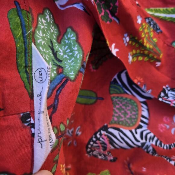 Print Fresh Robe sz L-XL ANTELOPE FOREST. Stains! No Belt - Picture 5 of 11